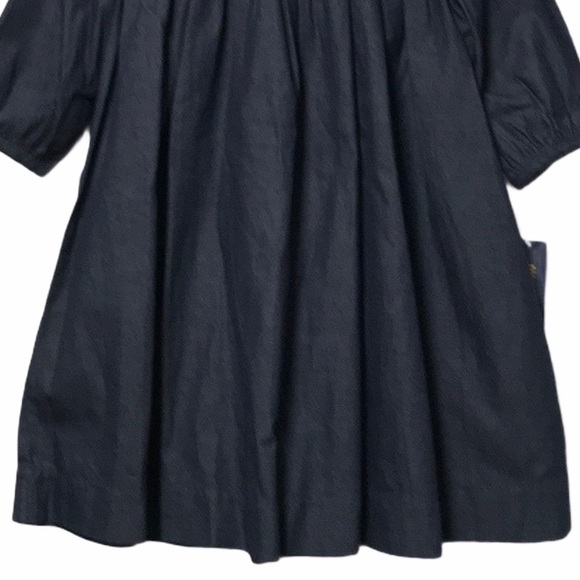 SOLD 🎄NWT POLO RALPH LAUREN Navy Blue Embroidered Dress - Picture 8 of 9